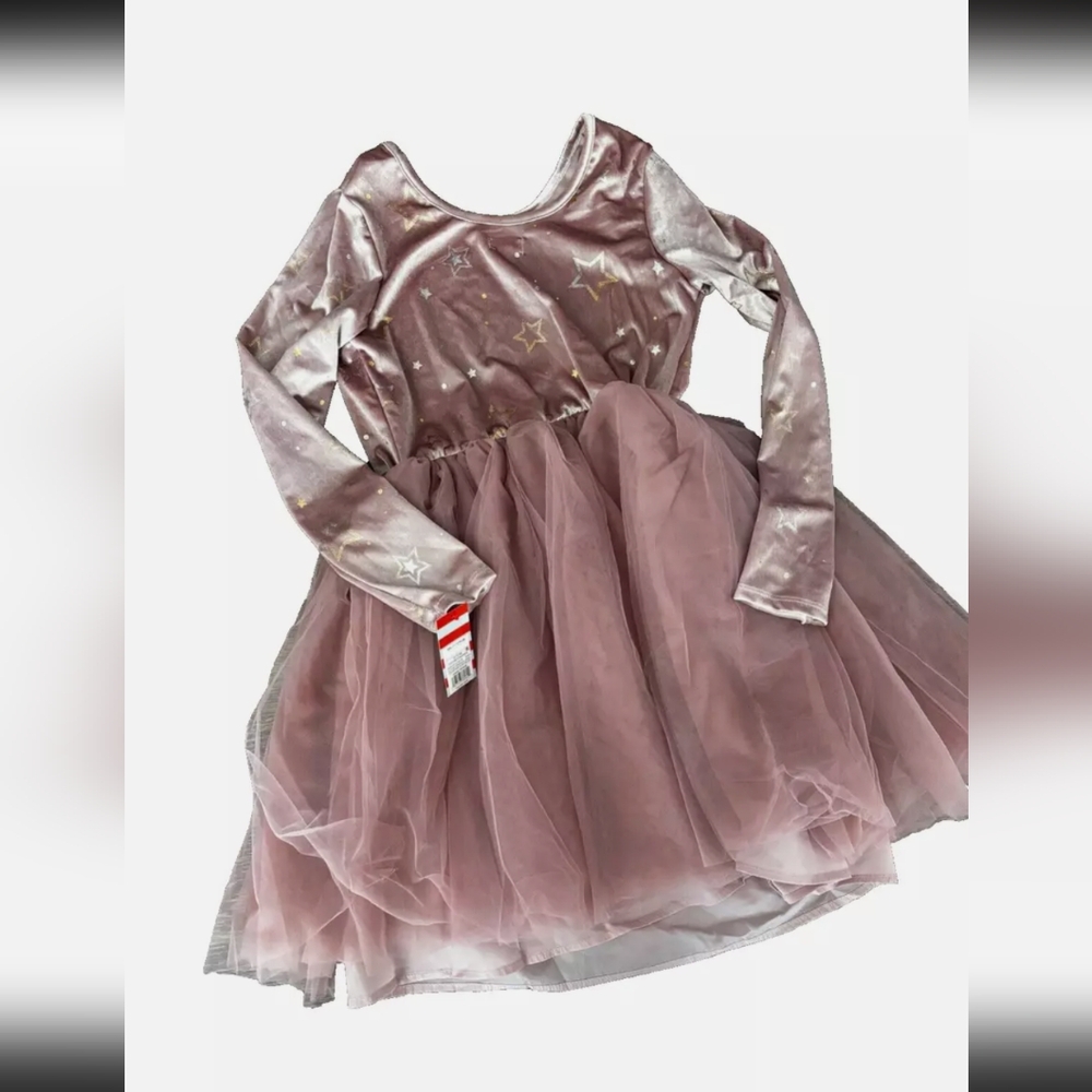 Cat and Jack star dress Velvet Soft Birthday Weddimg Party Kidd